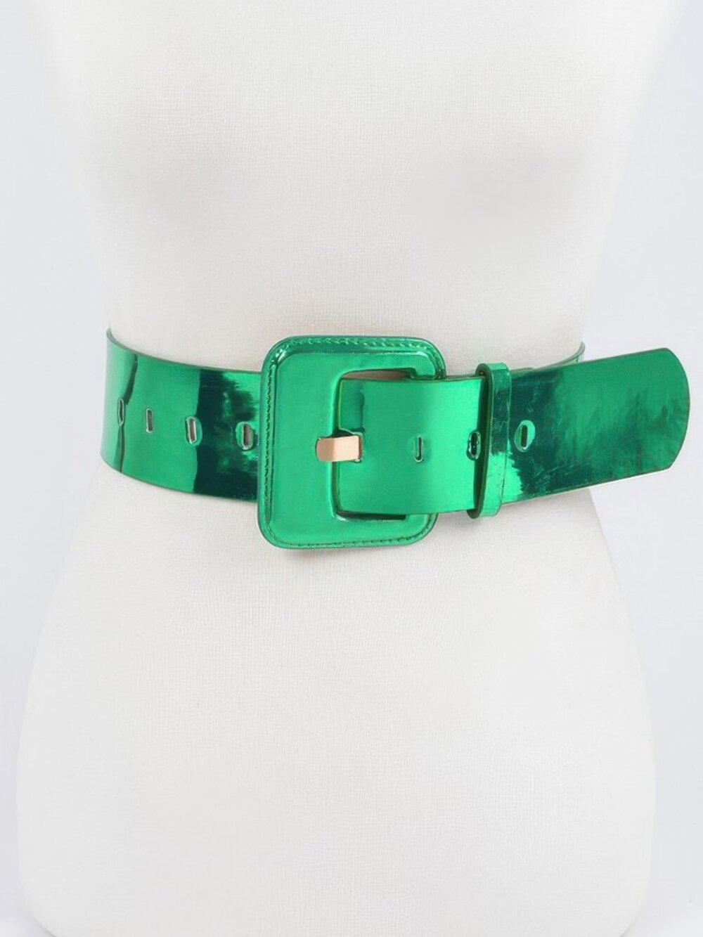 Wide Mirror Pu Belt